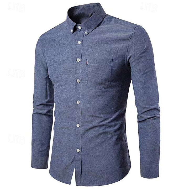 James | Men's Casual Button-Down Shirt with Chest Pocket