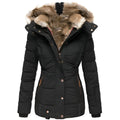 Gabrielle | Women’s Winter Puffer Jacket with Fur Hood