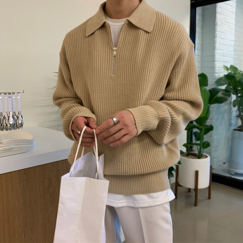 Carl | Men’s Winter Warm Pullover with Half-Zip