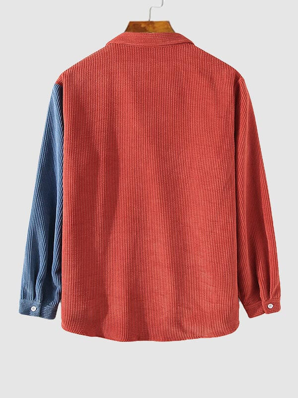 Edmund | Men’s Color-Block Corduroy Shirt