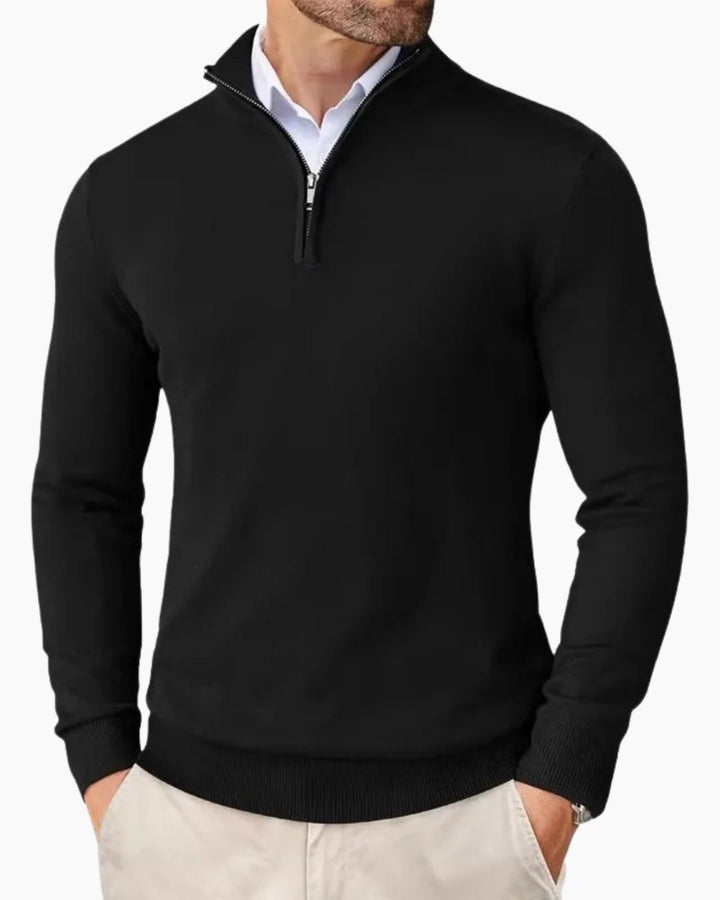 E&E – Essential Half Zip Sweater