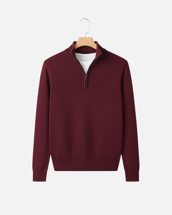 E&E – Essential Half Zip Sweater