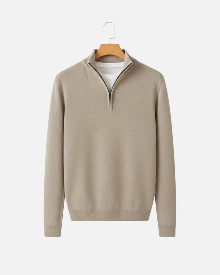 E&E – Essential Half Zip Sweater