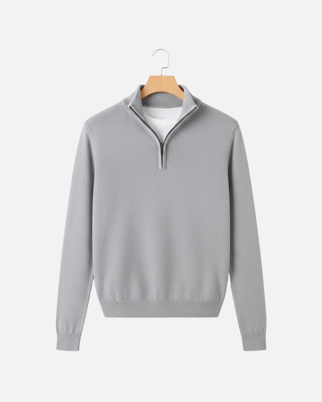 E&E – Essential Half Zip Sweater