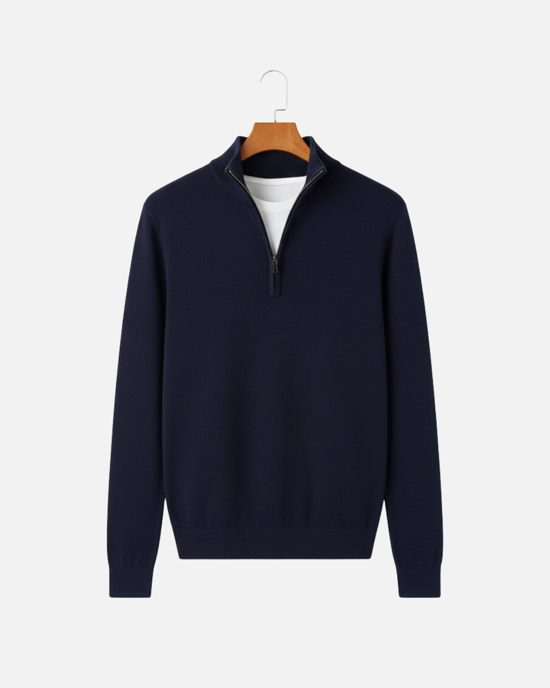 E&E – Essential Half Zip Sweater