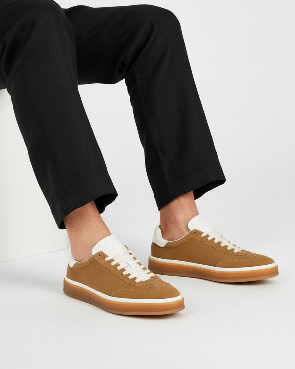 Catalonia Hybrid Sneaker - Camel