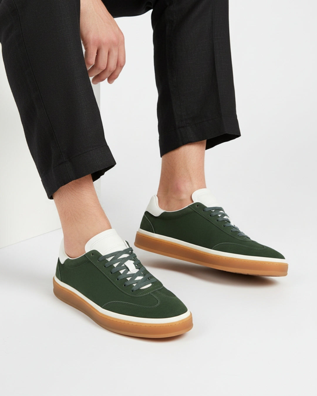 Catalonia Hybrid Sneaker - Moss Green