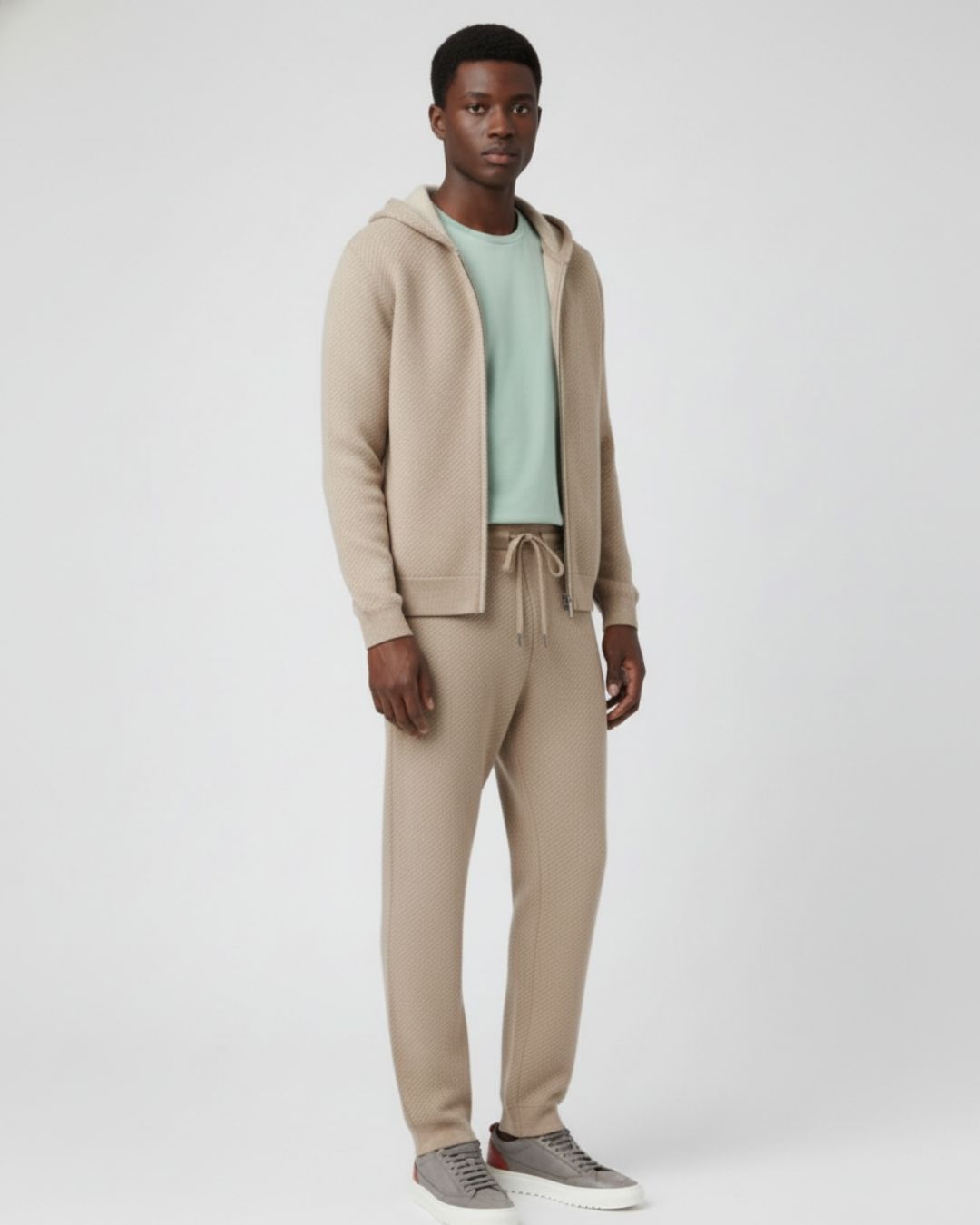 E&E - Merino Wool Full-Zip Hoodie Comfort Set