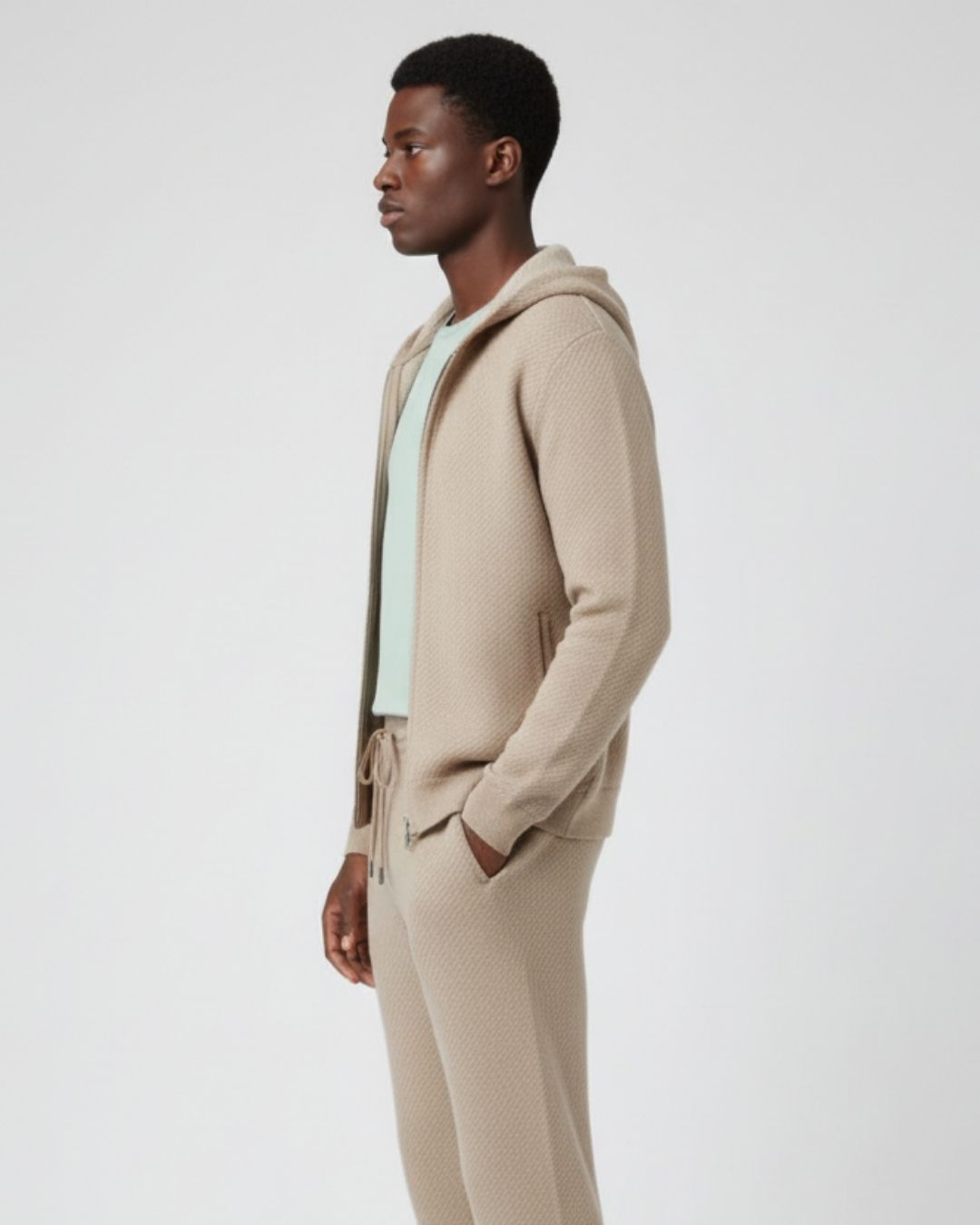 E&E - Merino Wool Full-Zip Hoodie Comfort Set