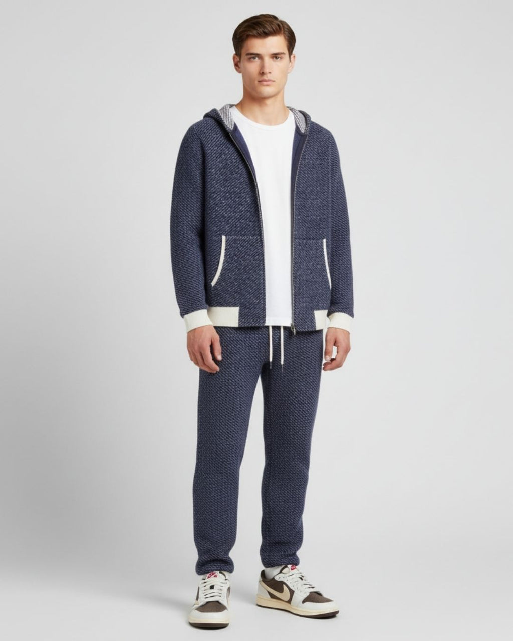 E&E - Merino Wool Full-Zip Hoodie Comfort Set
