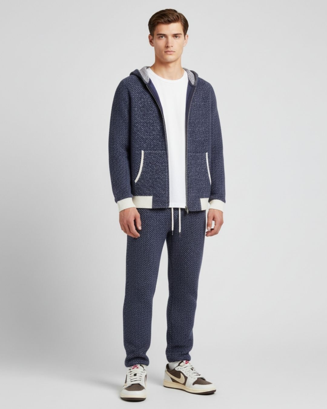 E&E - Merino Wool Full-Zip Hoodie Comfort Set