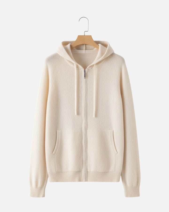 E&E - Luxury Merino Wool Hoodie with Zipper