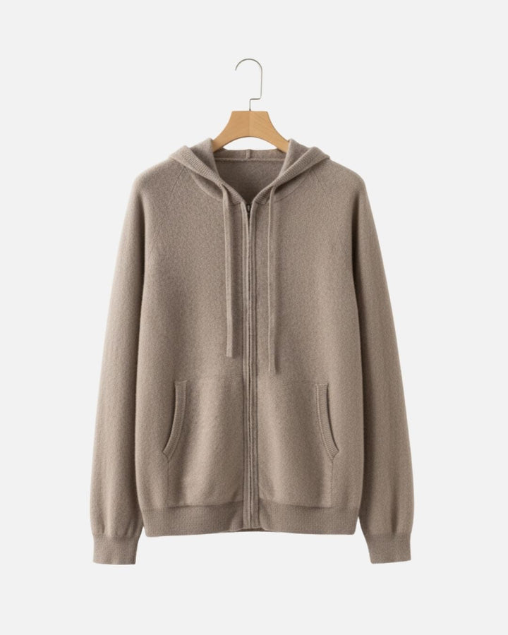 E&E - Luxury Merino Wool Hoodie with Zipper