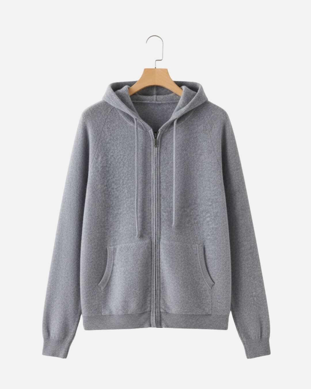 E&E - Luxury Merino Wool Hoodie with Zipper