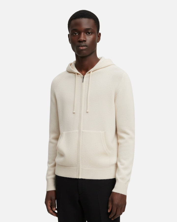 E&E - Luxury Merino Wool Hoodie with Zipper