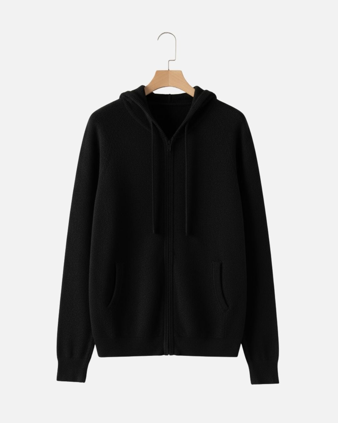 E&E - Luxury Merino Wool Hoodie with Zipper
