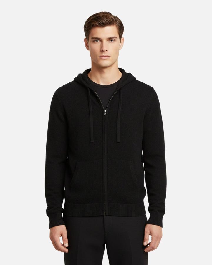 E&E - Luxury Merino Wool Hoodie with Zipper