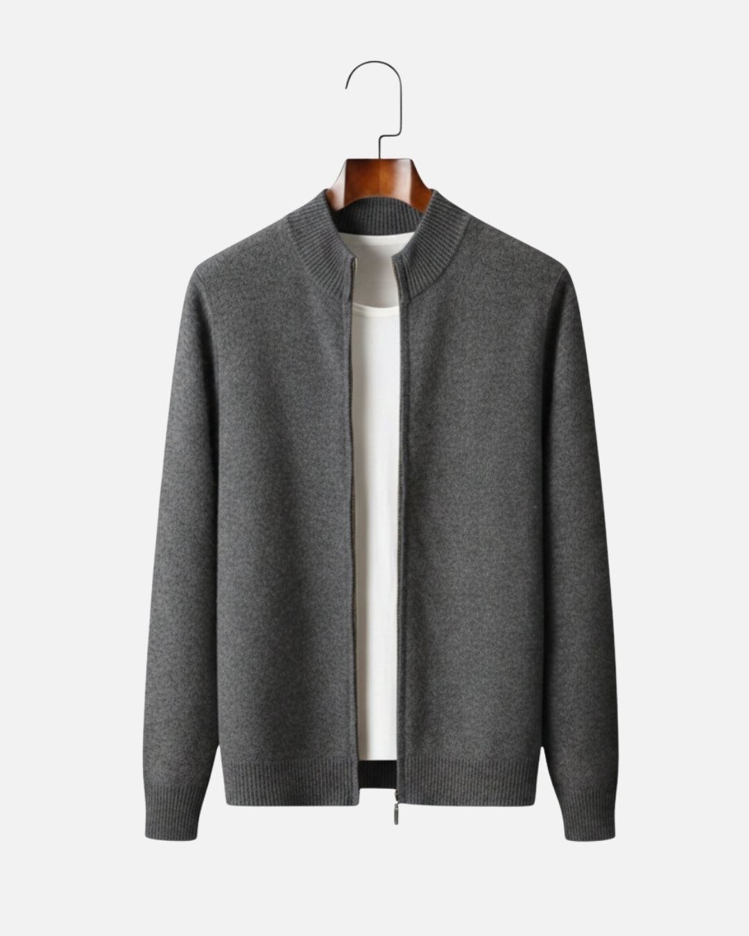 E&E - Merino Wool Full-Zip Sweater