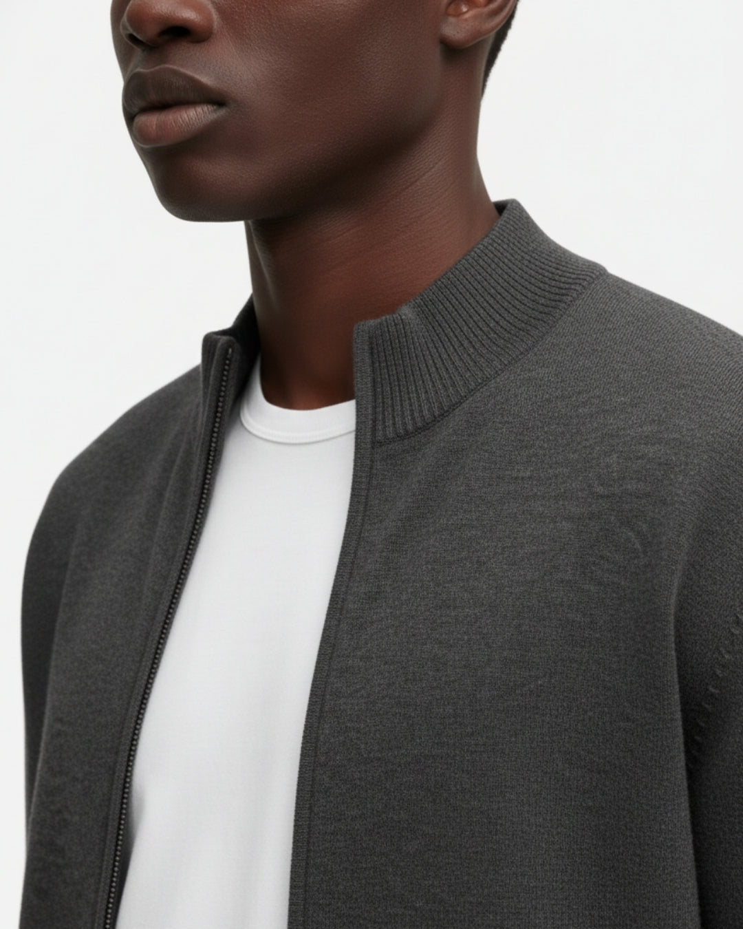 E&E - Merino Wool Full-Zip Sweater