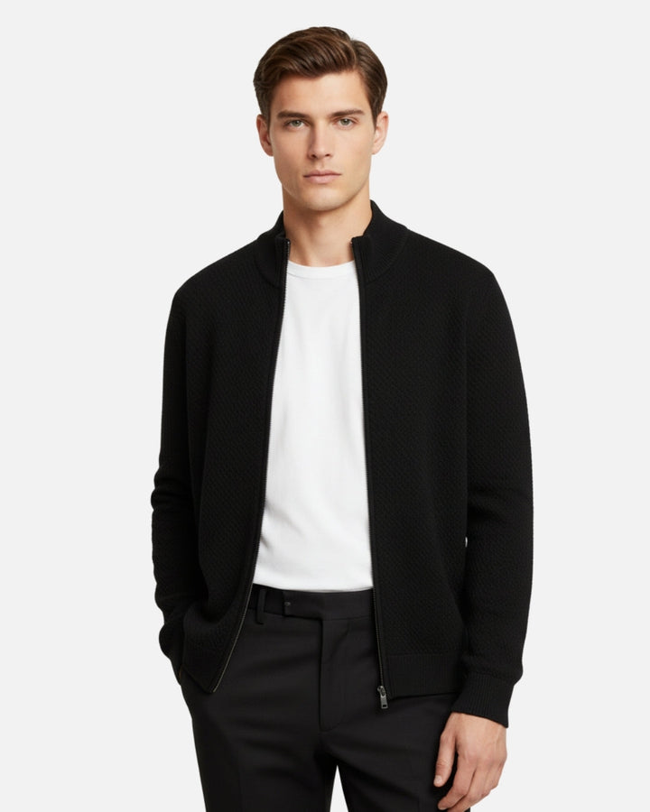 E&E - Merino Wool Full-Zip Sweater