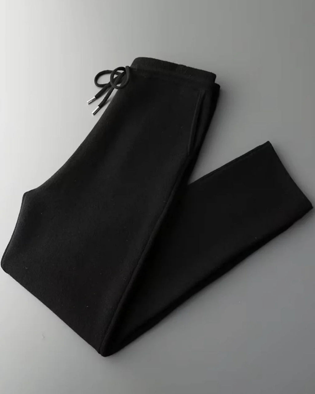 Merino Wool Hoodie Comfort Set - Black