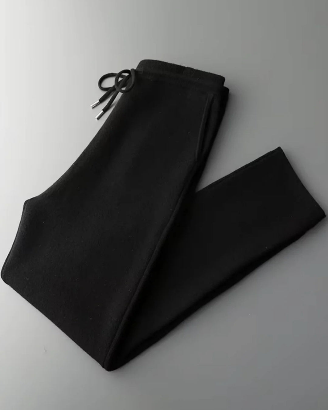 Merino Wool Hoodie Comfort Set - Black