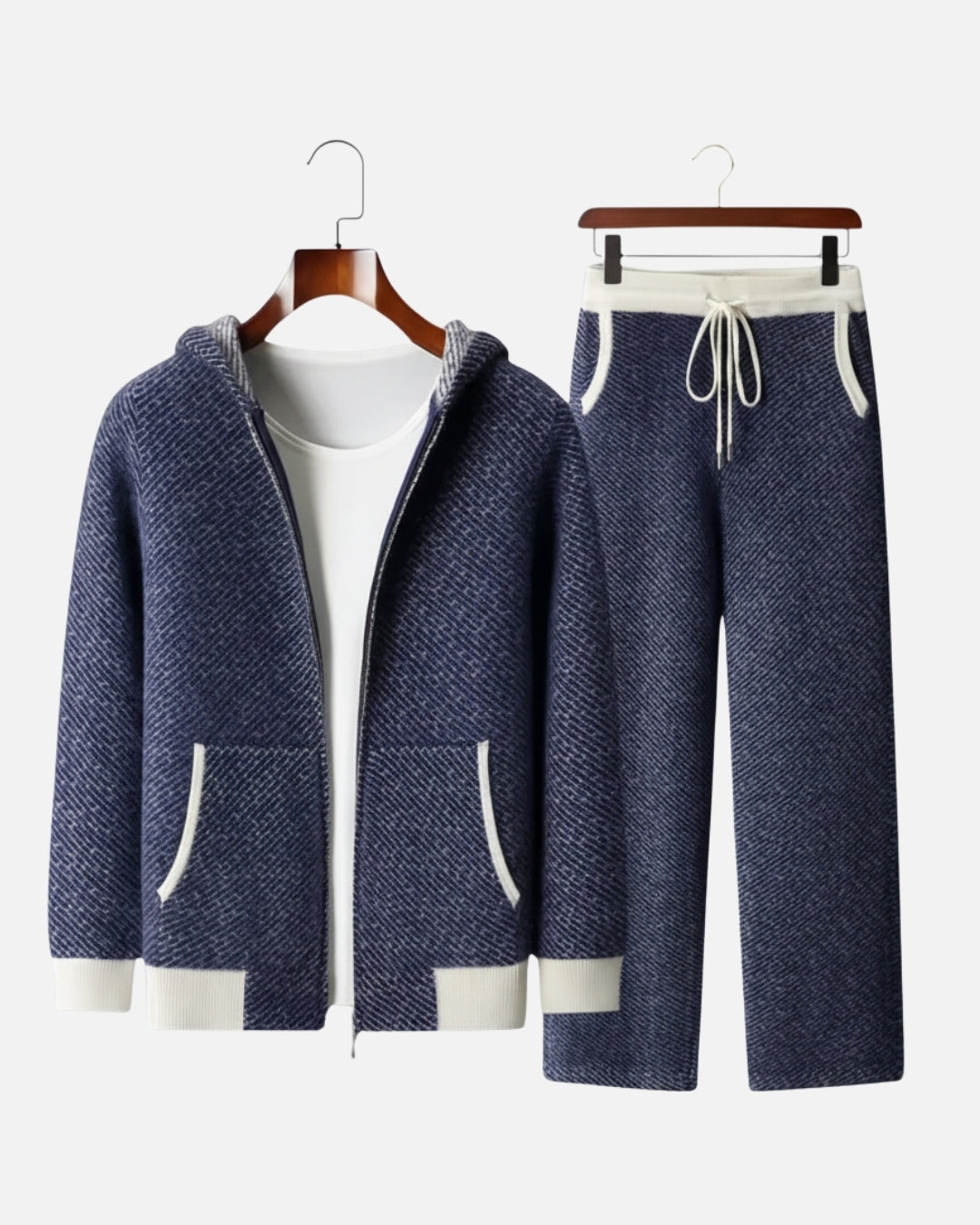 E&E - Merino Wool Full-Zip Hoodie Comfort Set