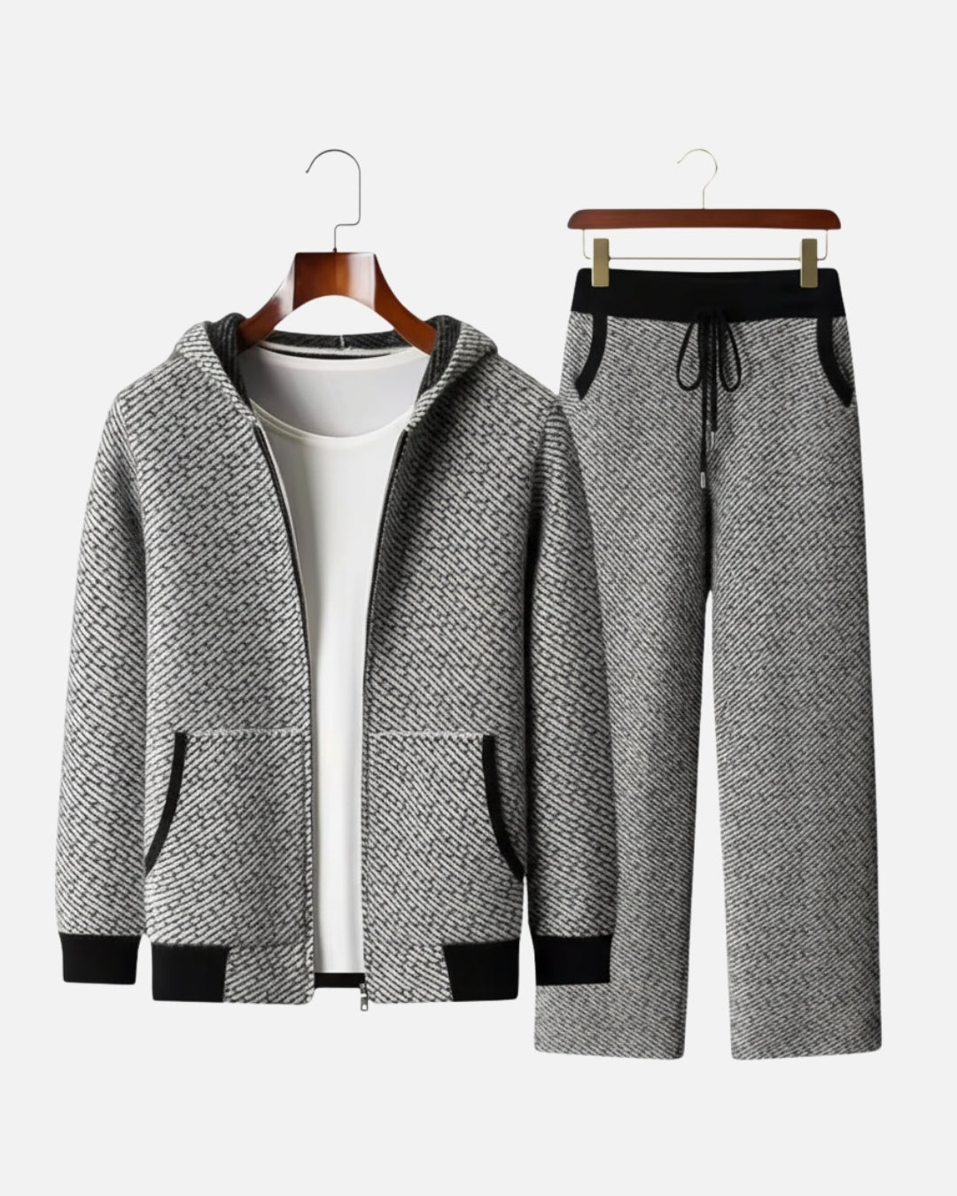 E&E - Merino Wool Full-Zip Hoodie Comfort Set