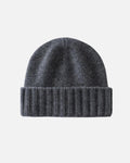 Cashmere Blend Beanie - Graphite