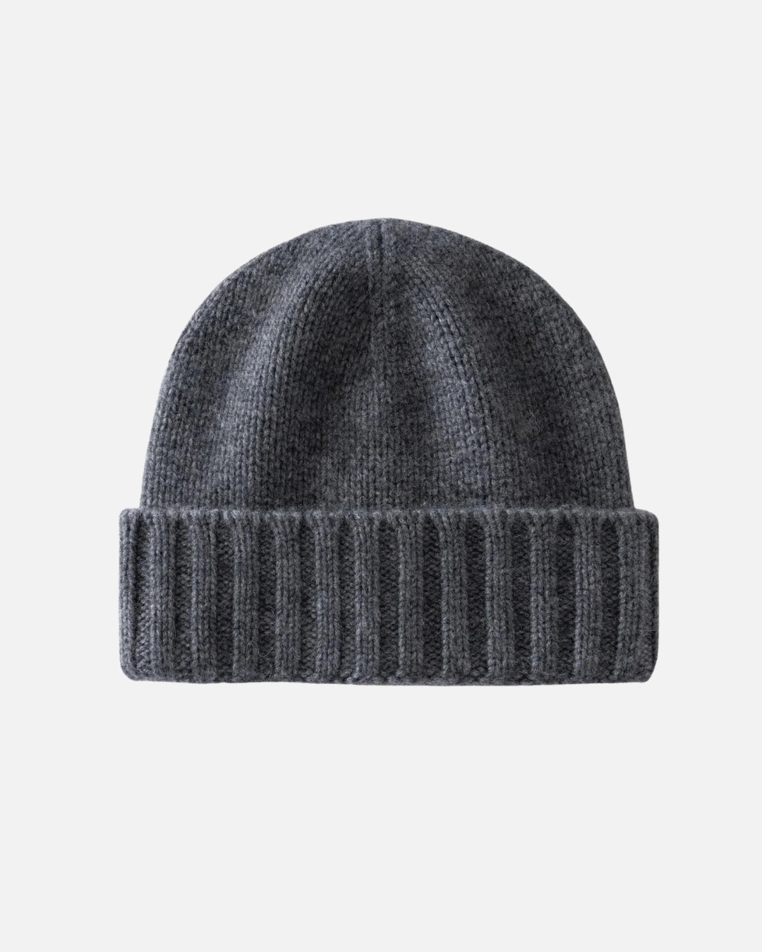 Cashmere Blend Beanie - Graphite