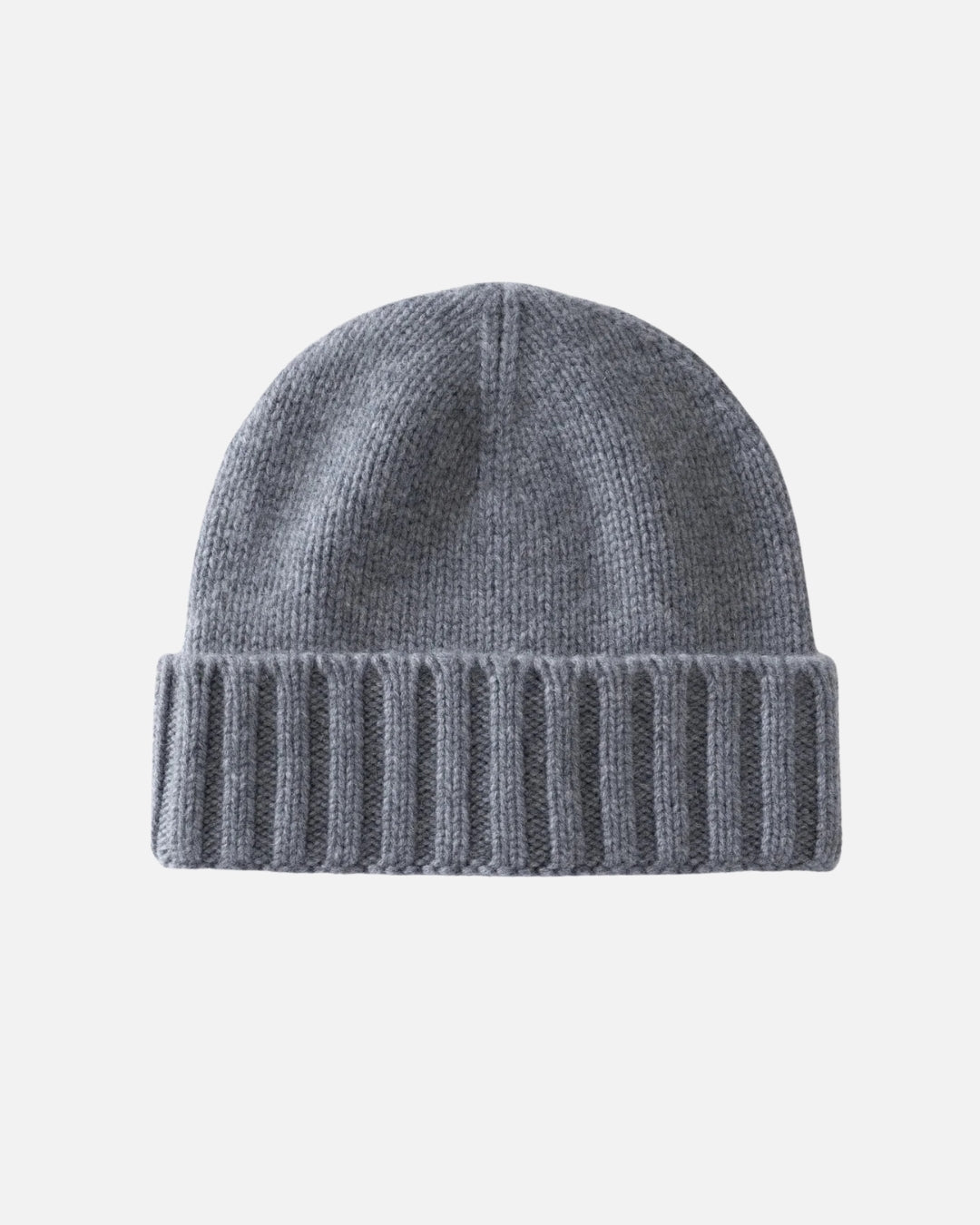 Cashmere Blend Beanie - Blue Grey