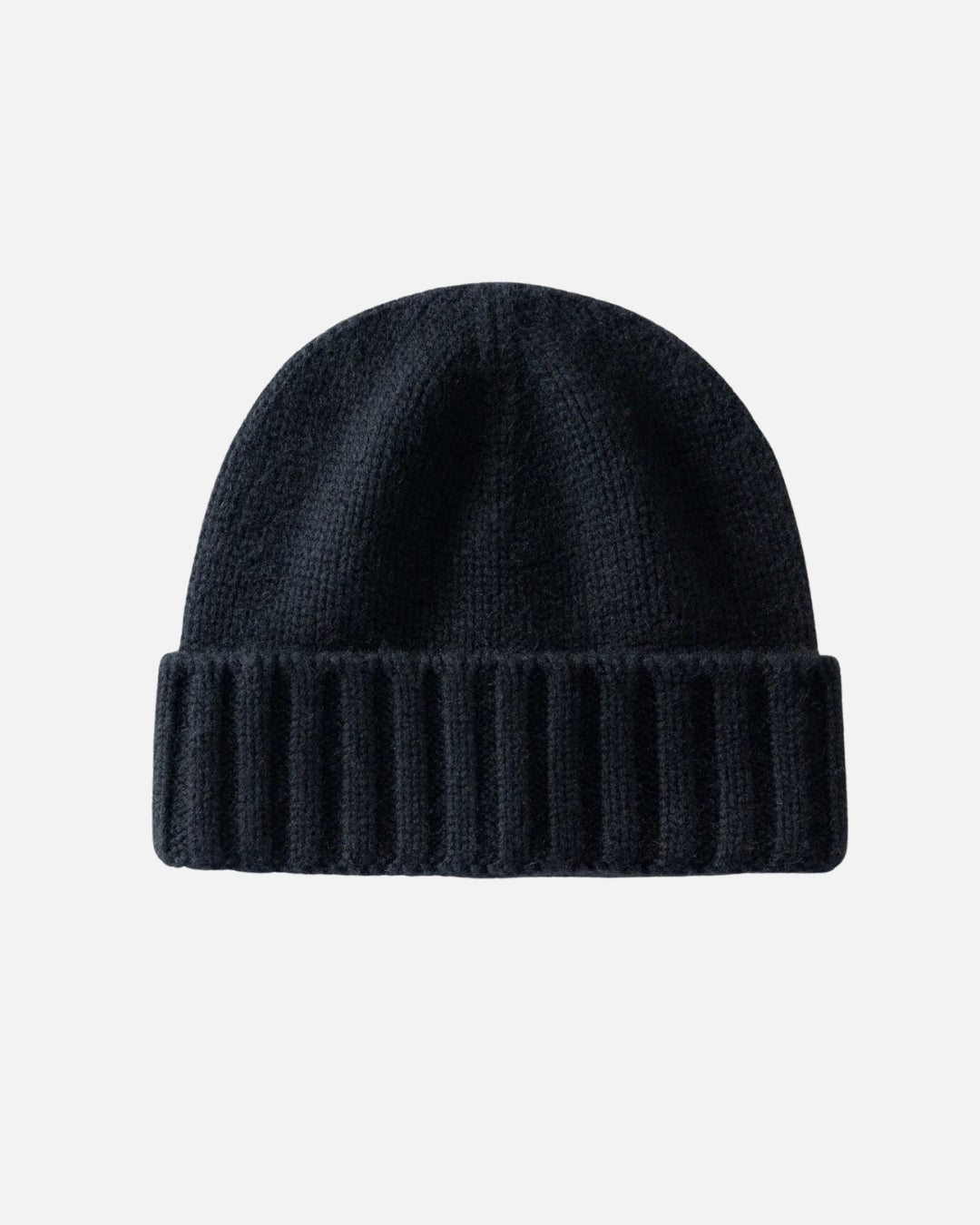 Cashmere Blend Beanie - Black