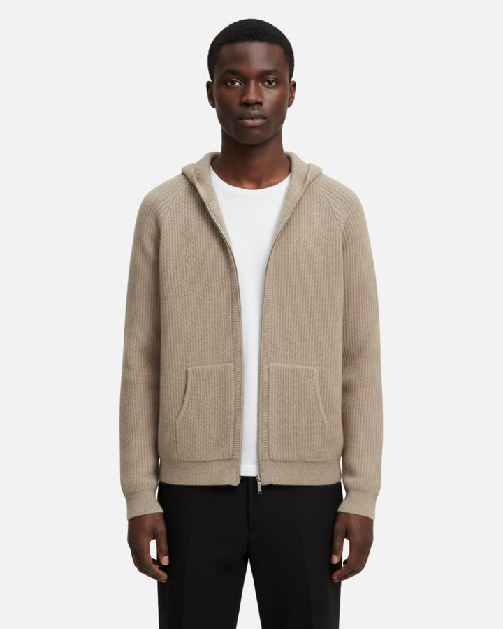 E&E – Premium Merino Wool Hoodie with Zipper