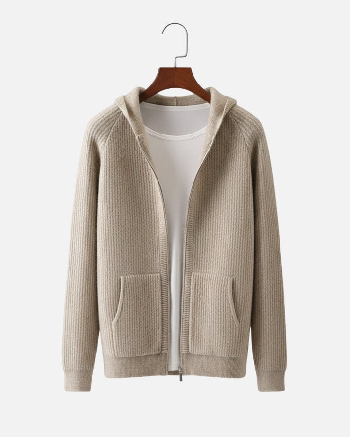 E&E – Premium Merino Wool Hoodie with Zipper