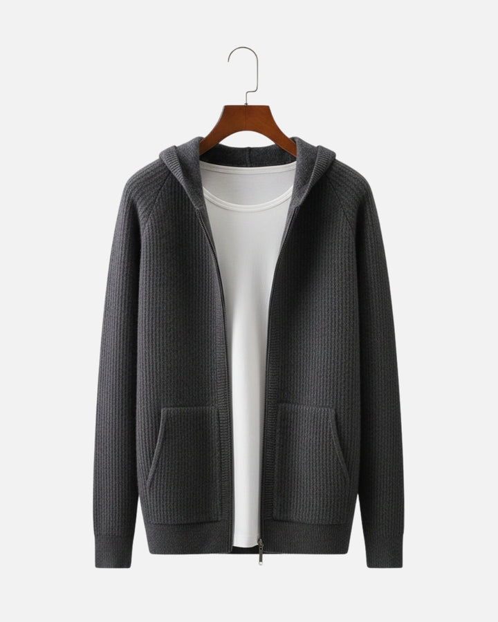 E&E – Premium Merino Wool Hoodie with Zipper