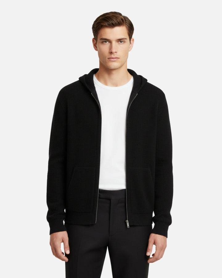 E&E – Premium Merino Wool Hoodie with Zipper