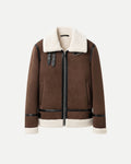 E&E - Suede Aviator Jacket
