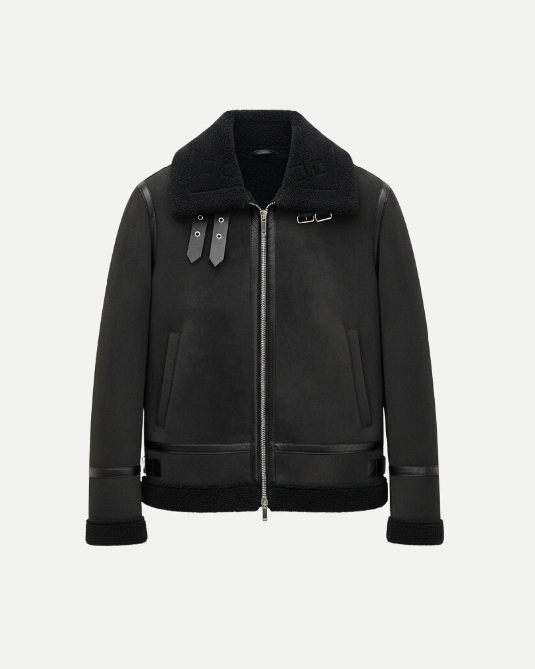 E&E - Suede Aviator Jacket