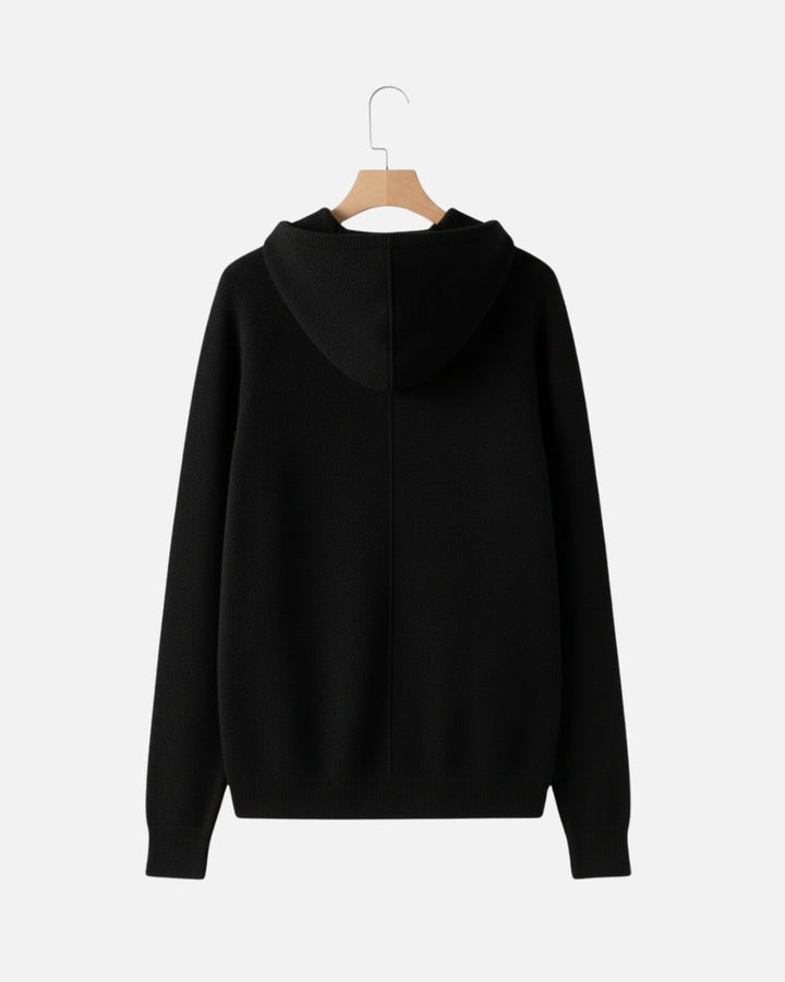 E&E - Luxury Merino Wool Hoodie with Zipper