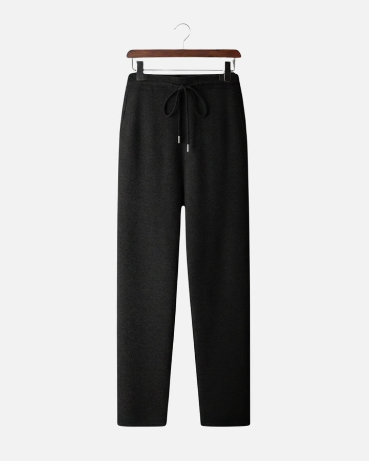 Merino Wool Comfort Pants - Black