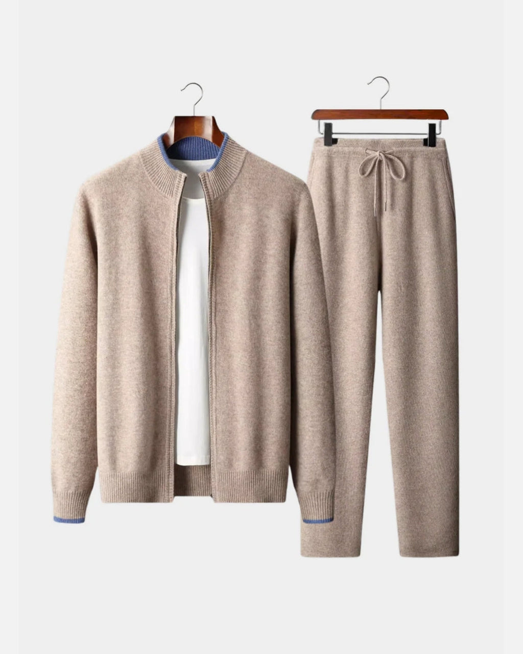 Merino Wool Comfort Set Two Tone - Beige