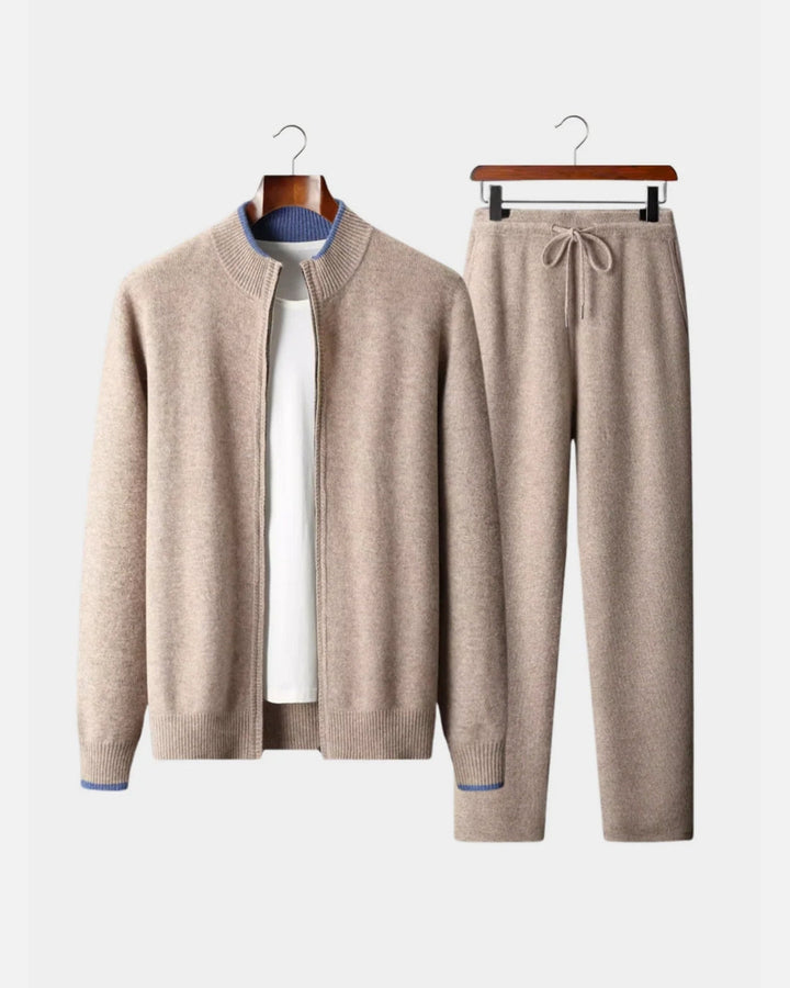 Merino Wool Comfort Set Two Tone - Beige