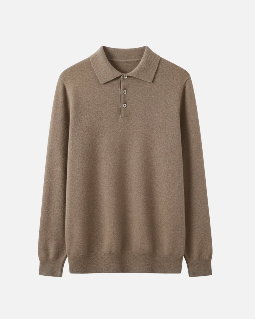 Pure Cashmere Polo - Dune