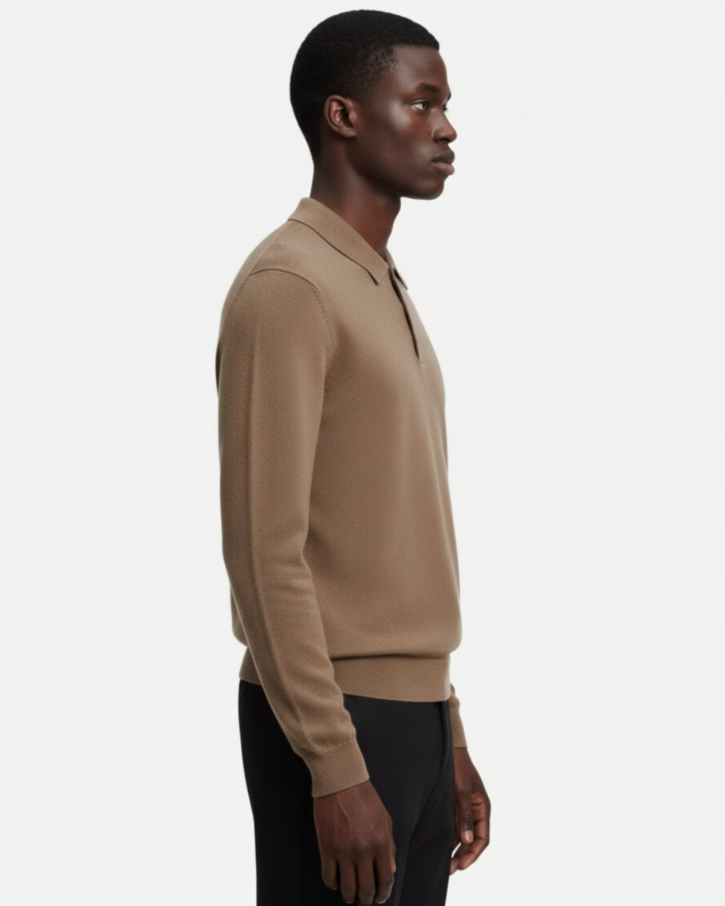 Pure Cashmere Polo - Dune