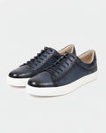 Swamp Leren Sneaker - Navy Croc
